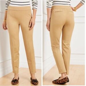 Talbots Chatham Ankle pants Tan Camel Size 4